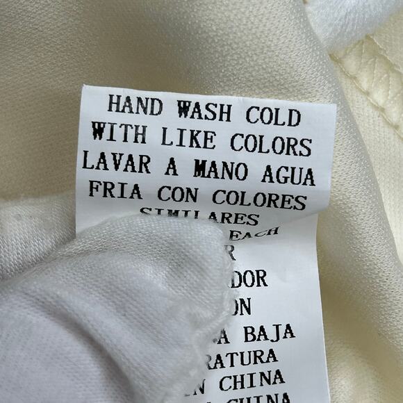 Maniju Dress Women Med Ivory Crochet Knee Length Floral Formal Event Wedding - Picture 9 of 9